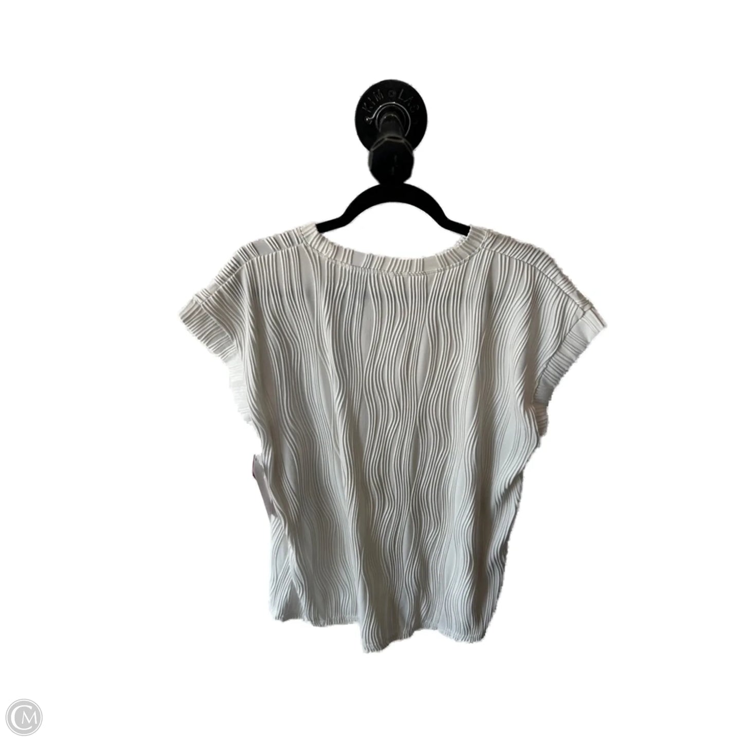 Top Short Sleeve By Clothes Mentor In White, Size: Xl