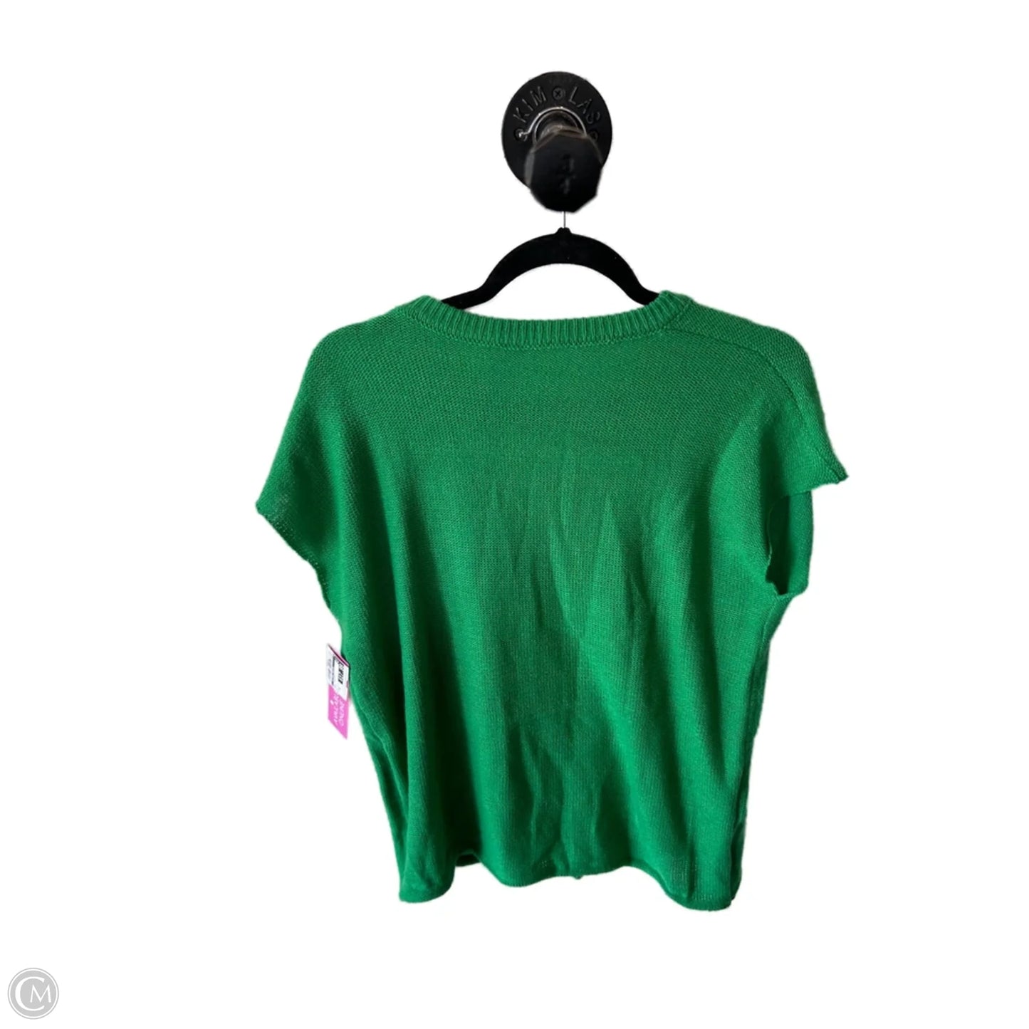 Vest Sweater By Clothes Mentor In Green, Size: Xl