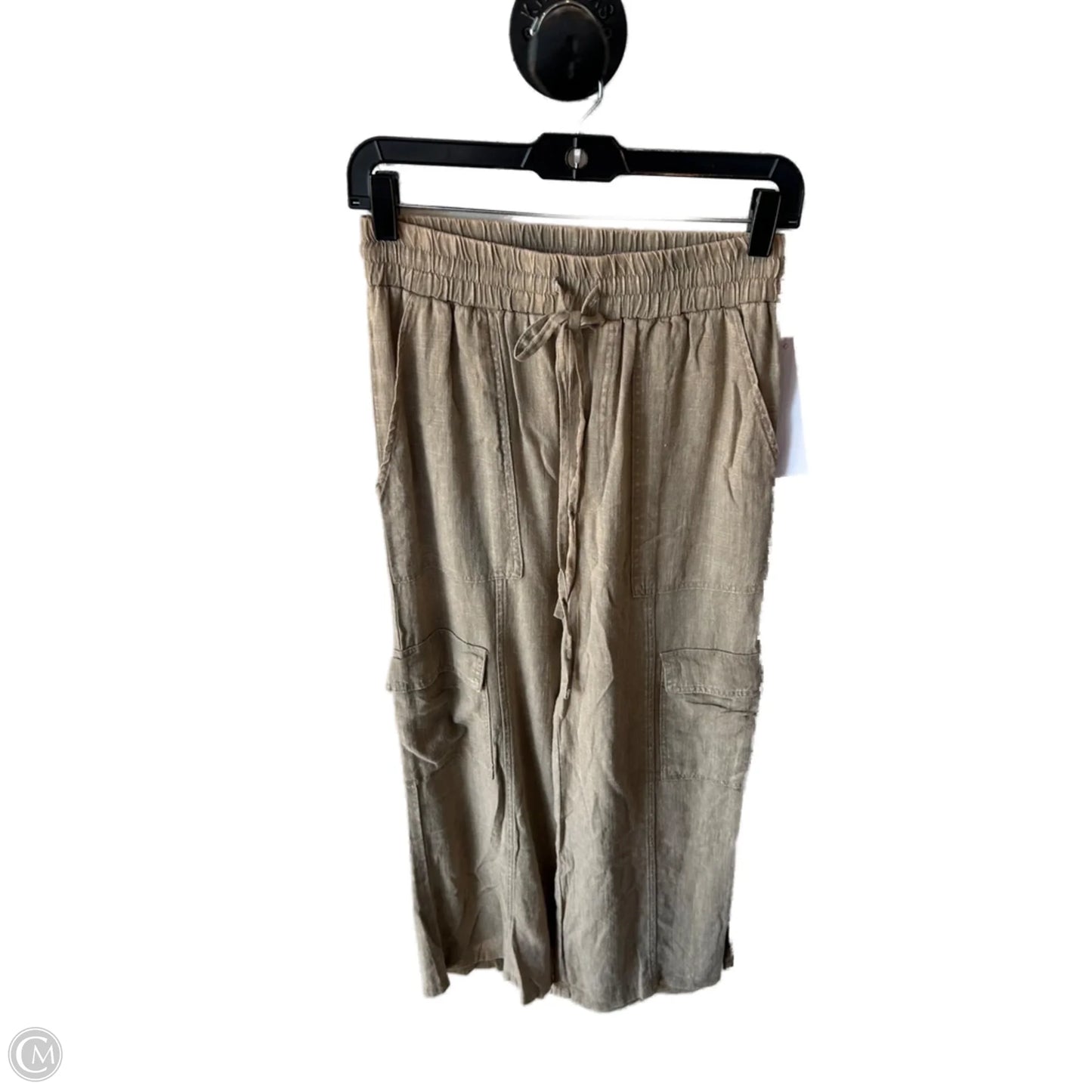 Pants Linen By Zenana In Tan, Size: 4