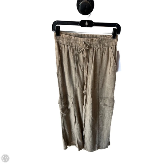 Pants Linen By Zenana In Tan, Size: 4
