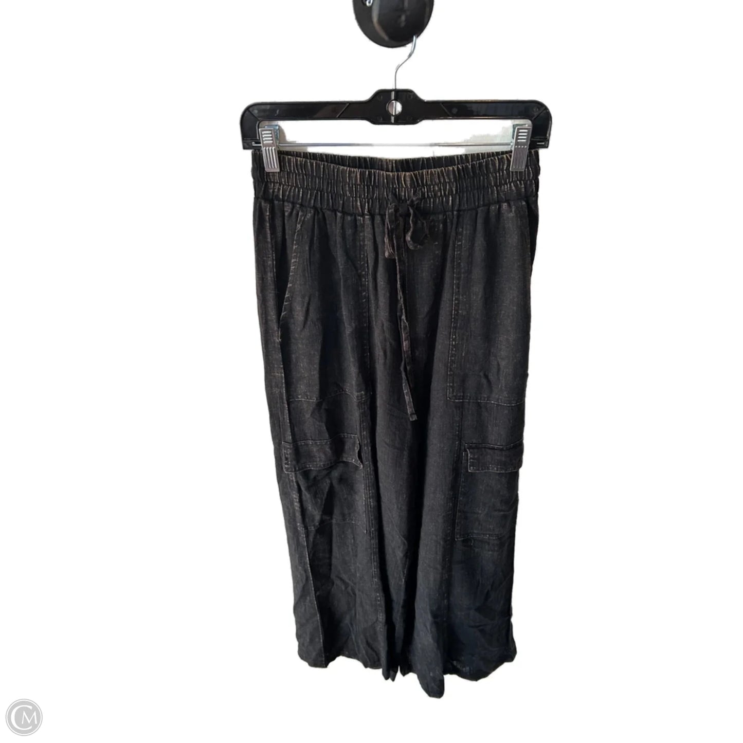 Pants Linen By Zenana In Black & Tan, Size: 4