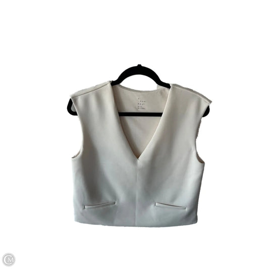Top Short Sleeve By A New Day In Cream, Size: Medium
