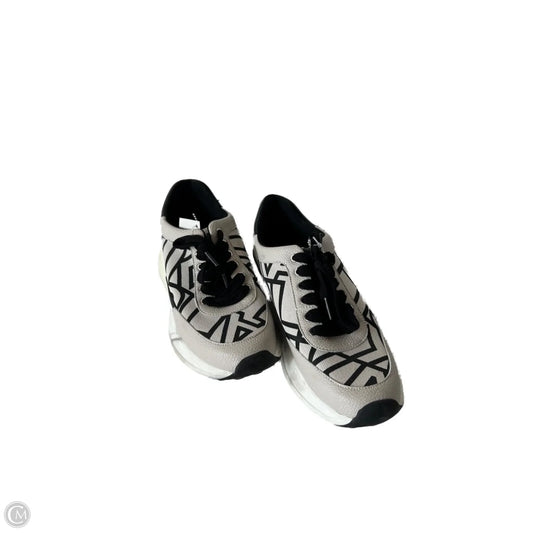 Shoes Designer By Karl Lagerfeld In Black & White, Size: 8.5