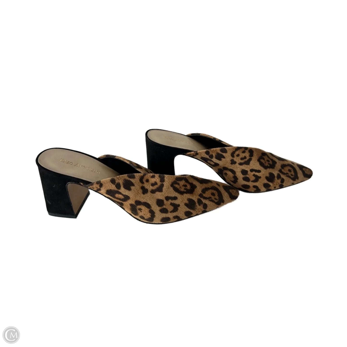 Shoes Heels Block By Enzo Angiolini In Animal Print, Size: 9