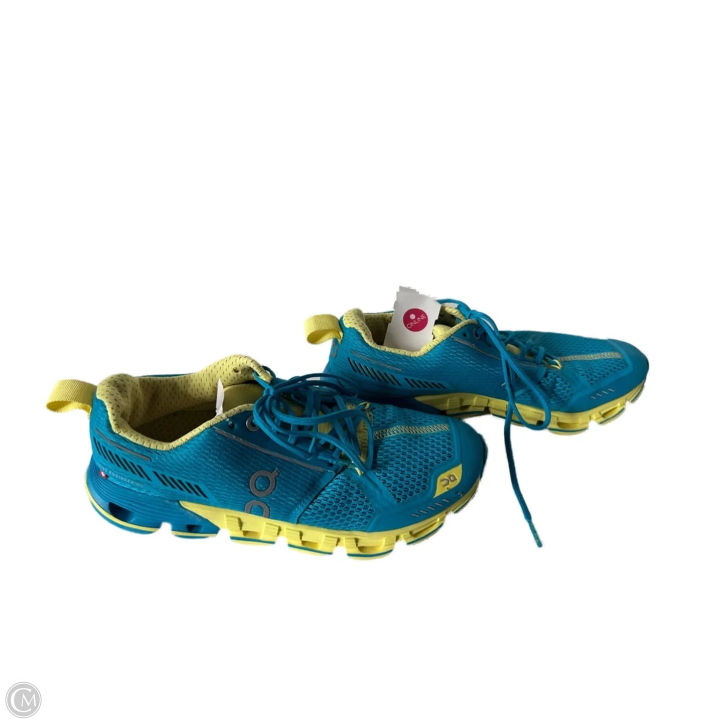 Shoes Athletic By On In Blue & Yellow, Size: 6