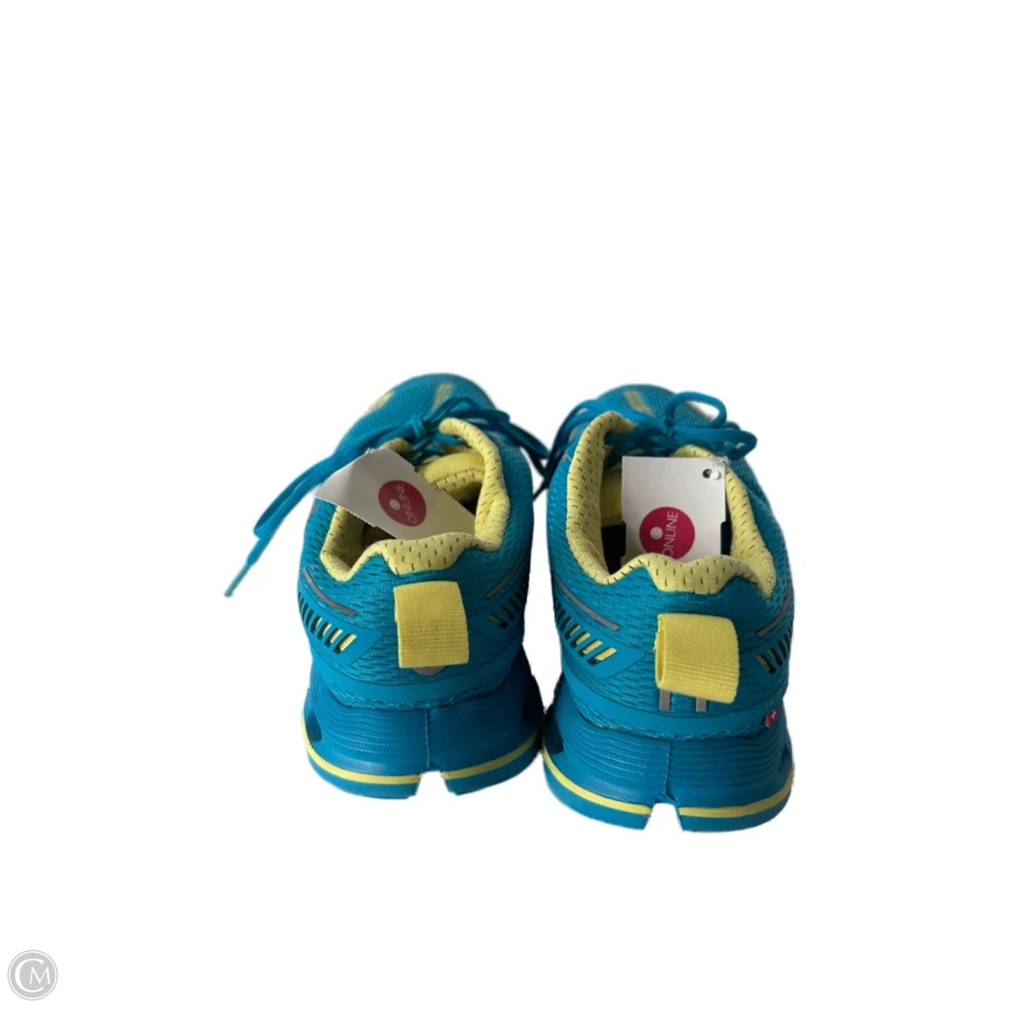 Shoes Athletic By On In Blue & Yellow, Size: 6
