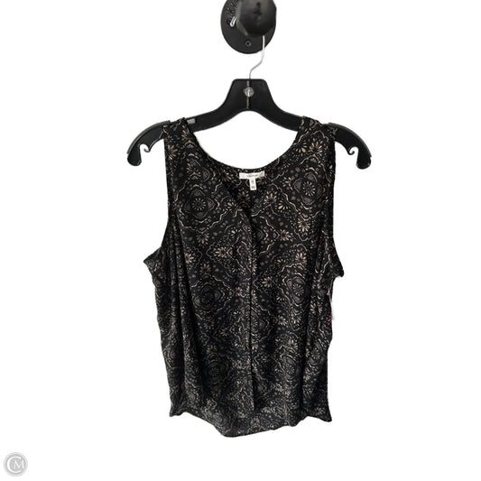 Top Sleeveless By Maurices In Black & Tan, Size: Xxl