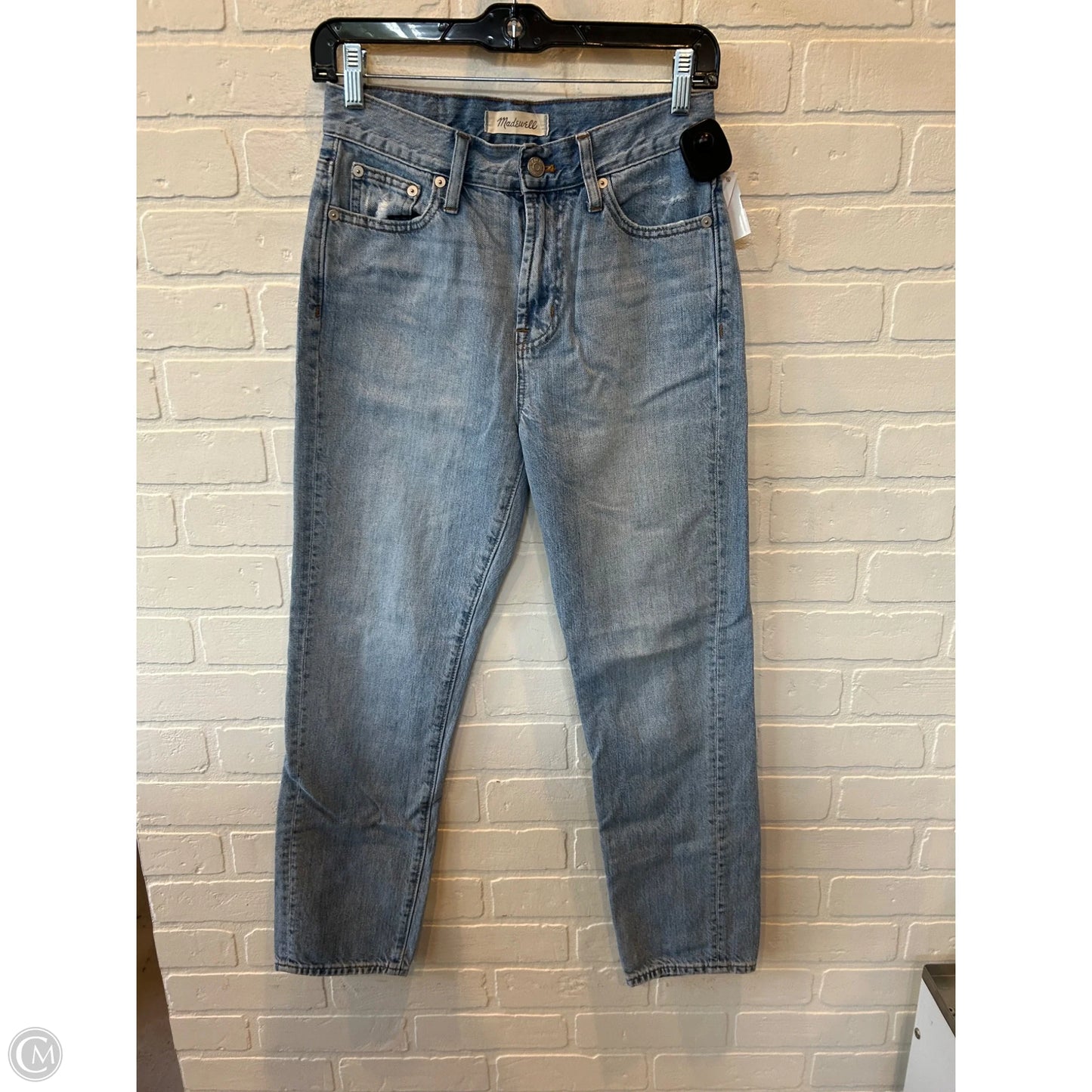 Jeans Cropped By Madewell In Blue Denim, Size: 2