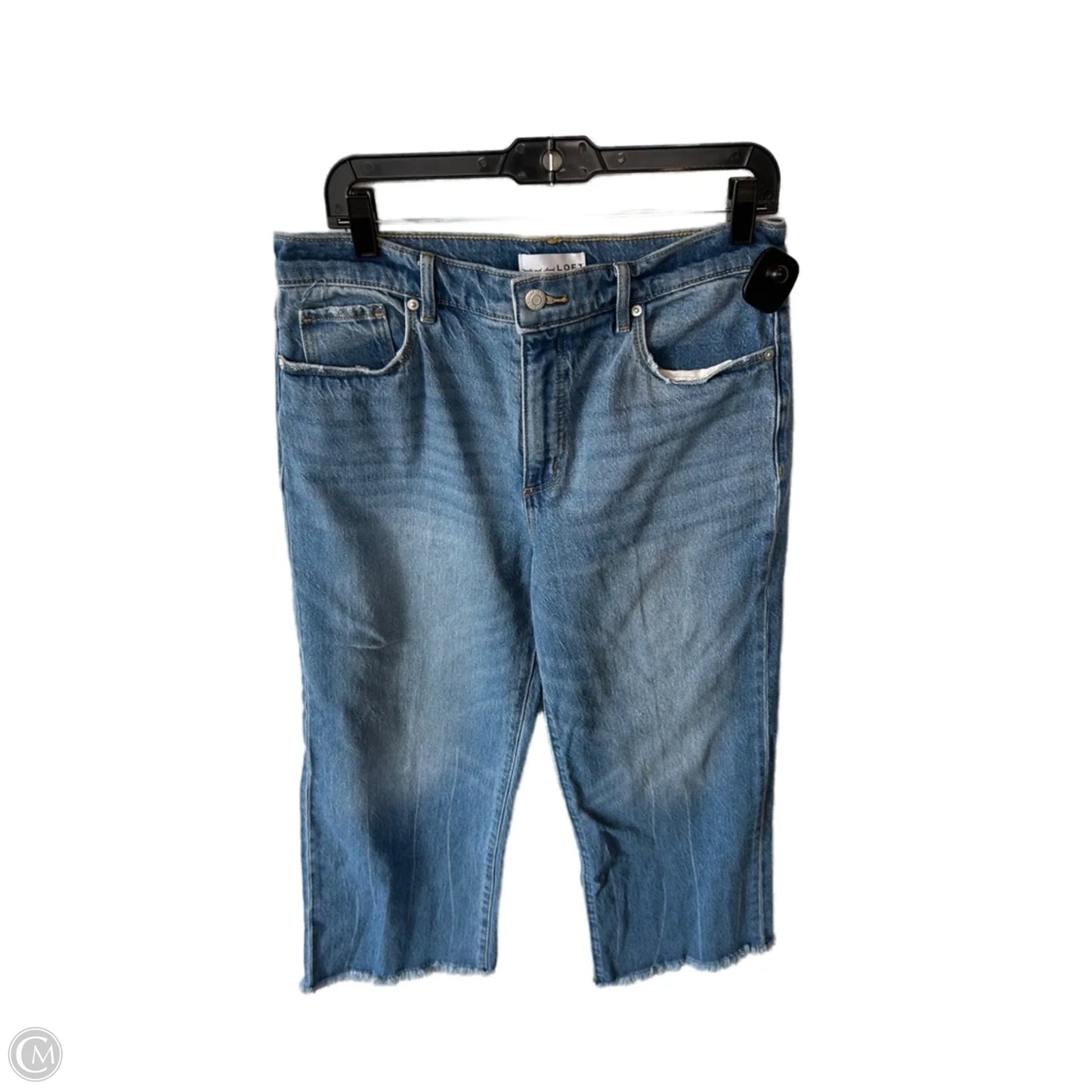 Jeans Wide Leg By Loft In Blue Denim, Size: 8