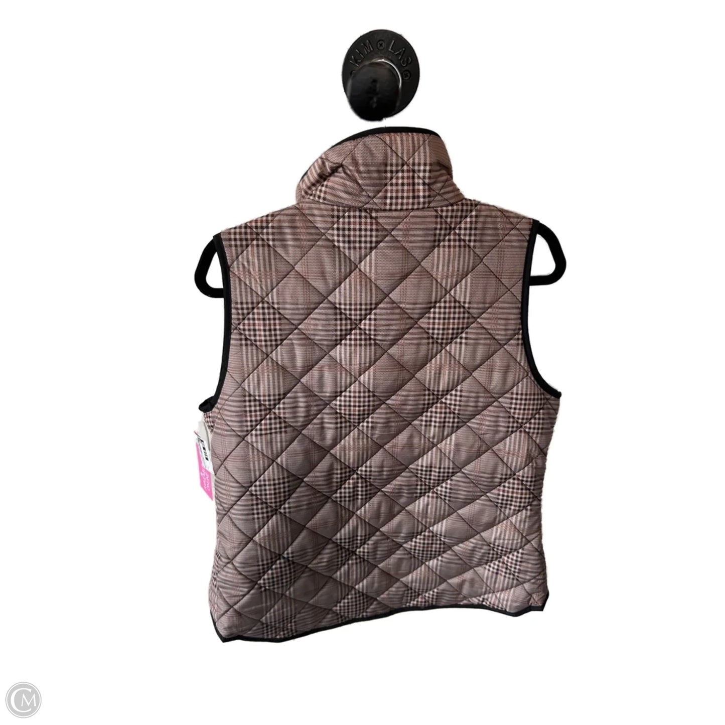 Vest Puffer & Quilted By British Khaki In Brown & Tan, Size: L