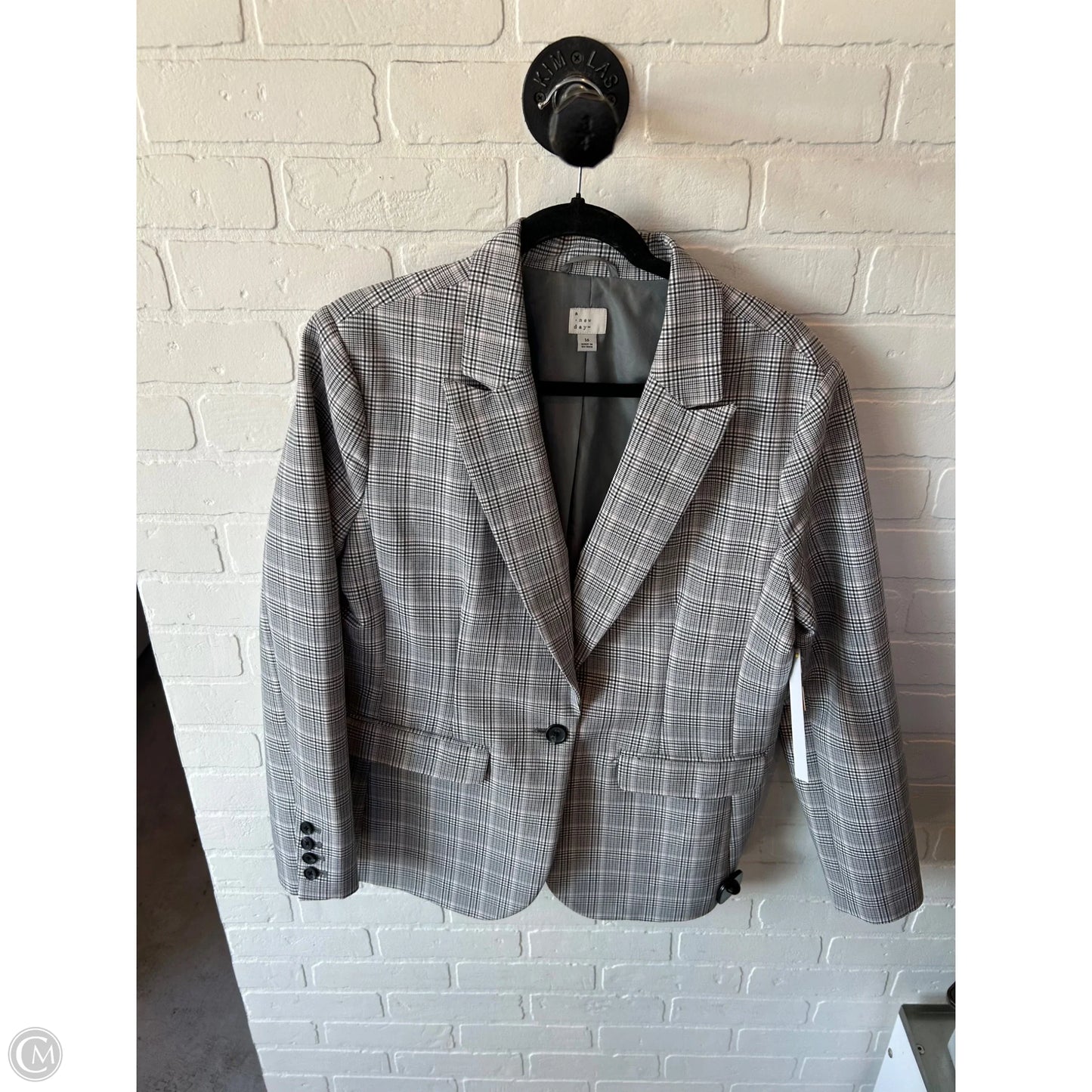 Blazer By A New Day In Black & White, Size: Xl