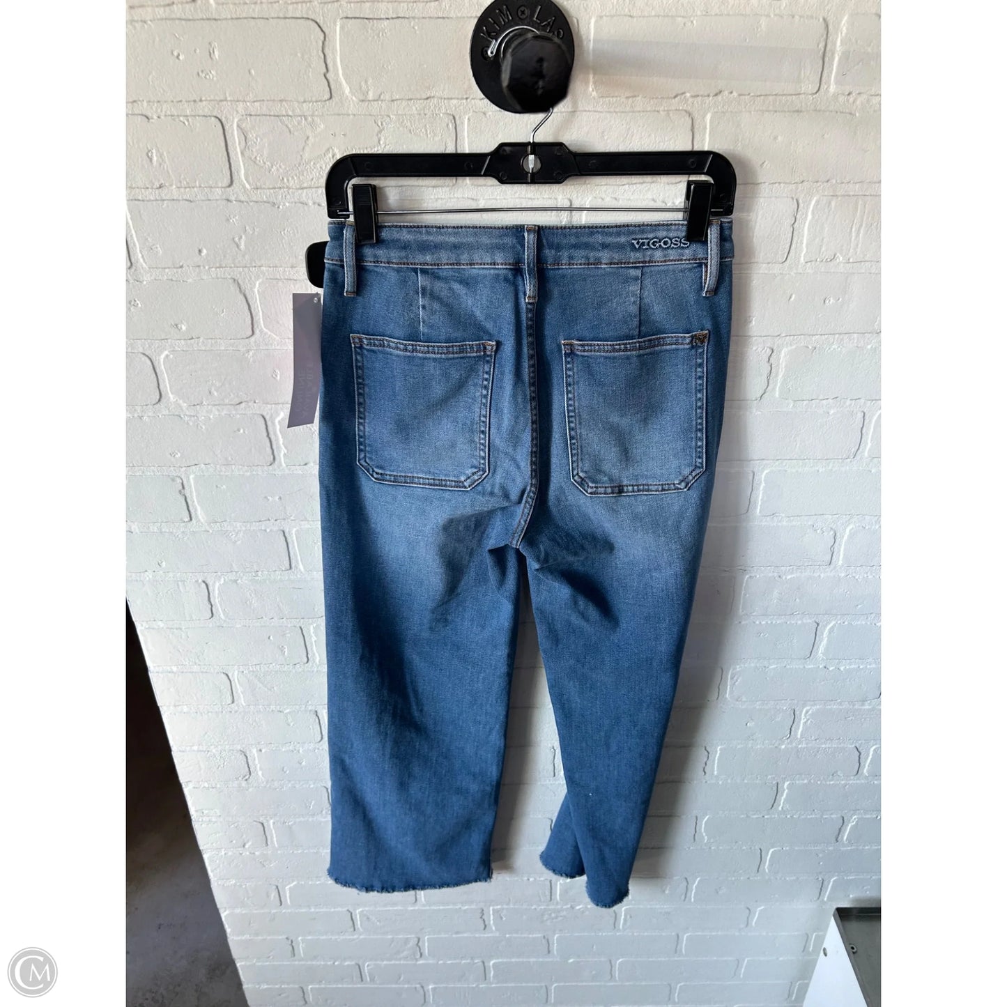 Jeans Wide Leg By Vigoss In Blue Denim, Size: 4