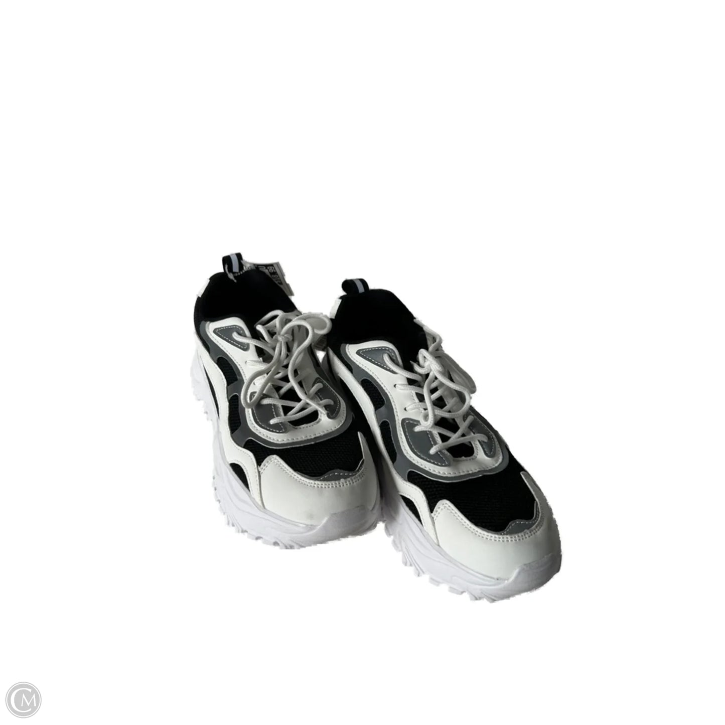 Shoes Athletic By Cme In Black & White, Size: 10