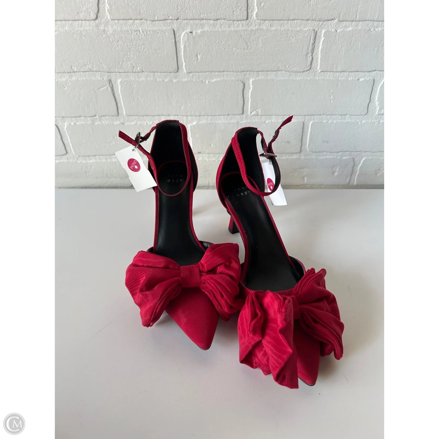 Shoes Heels Stiletto By A New Day In Red, Size: 8.5