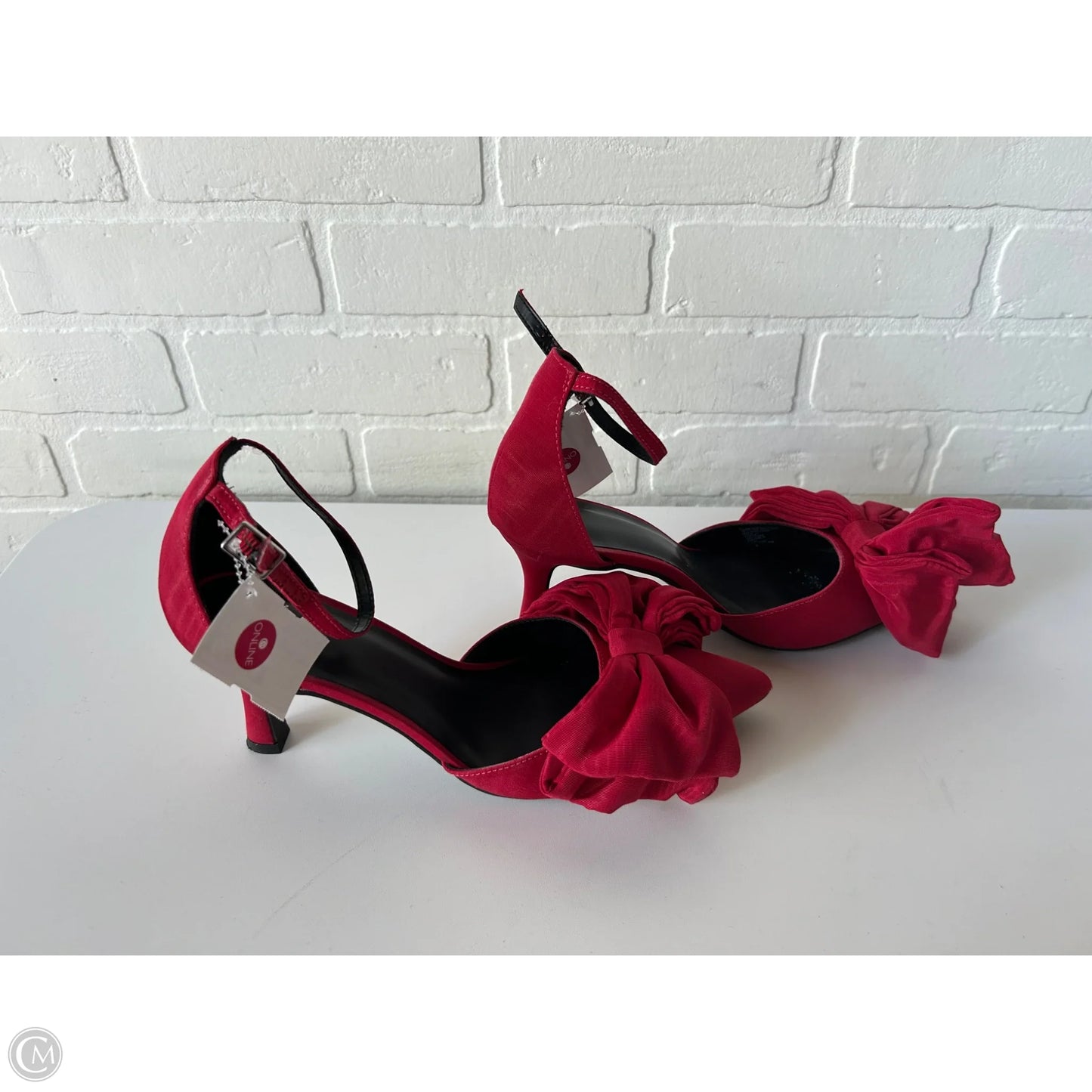 Shoes Heels Stiletto By A New Day In Red, Size: 8.5
