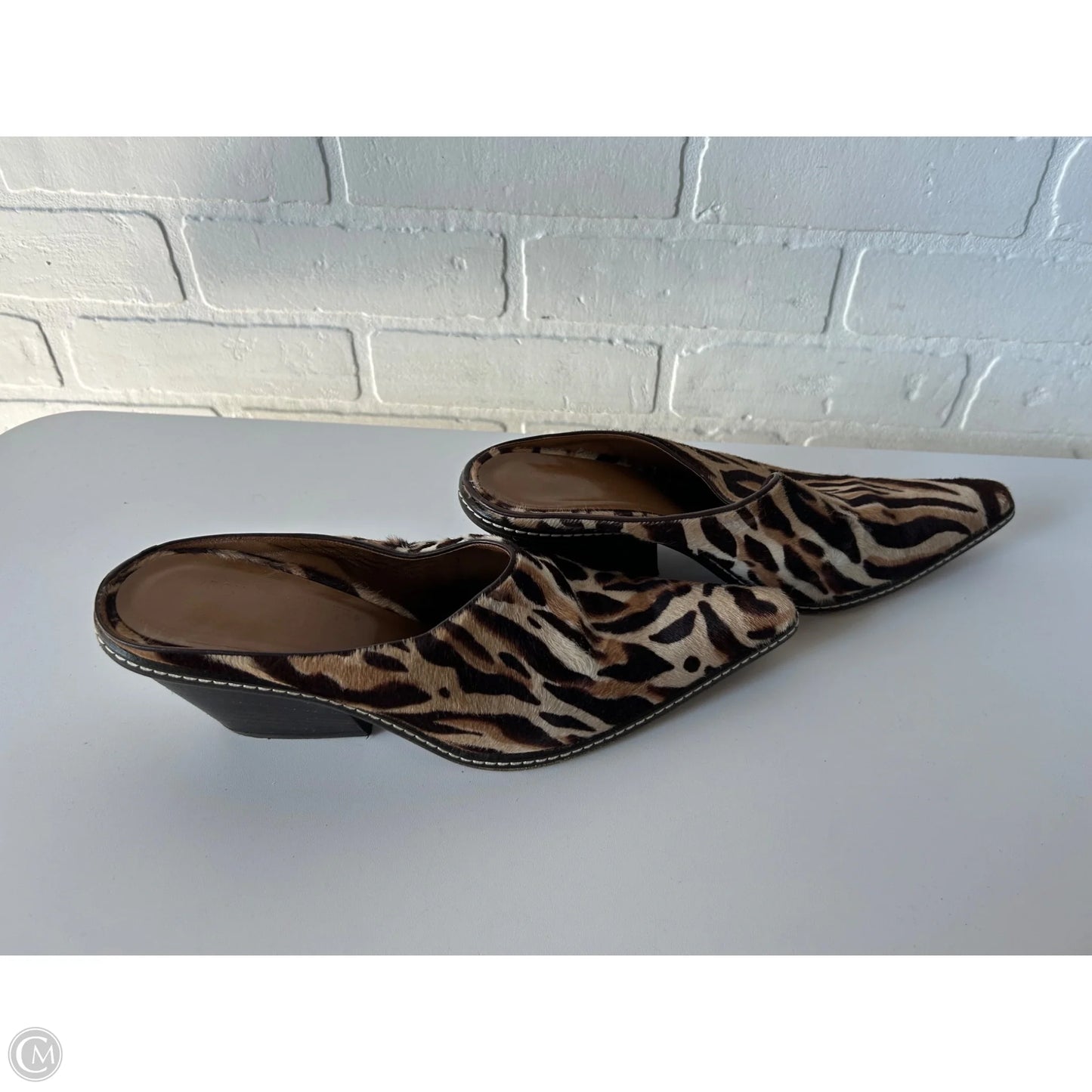Shoes Heels Block By Donald Pliner In Animal Print, Size: 9