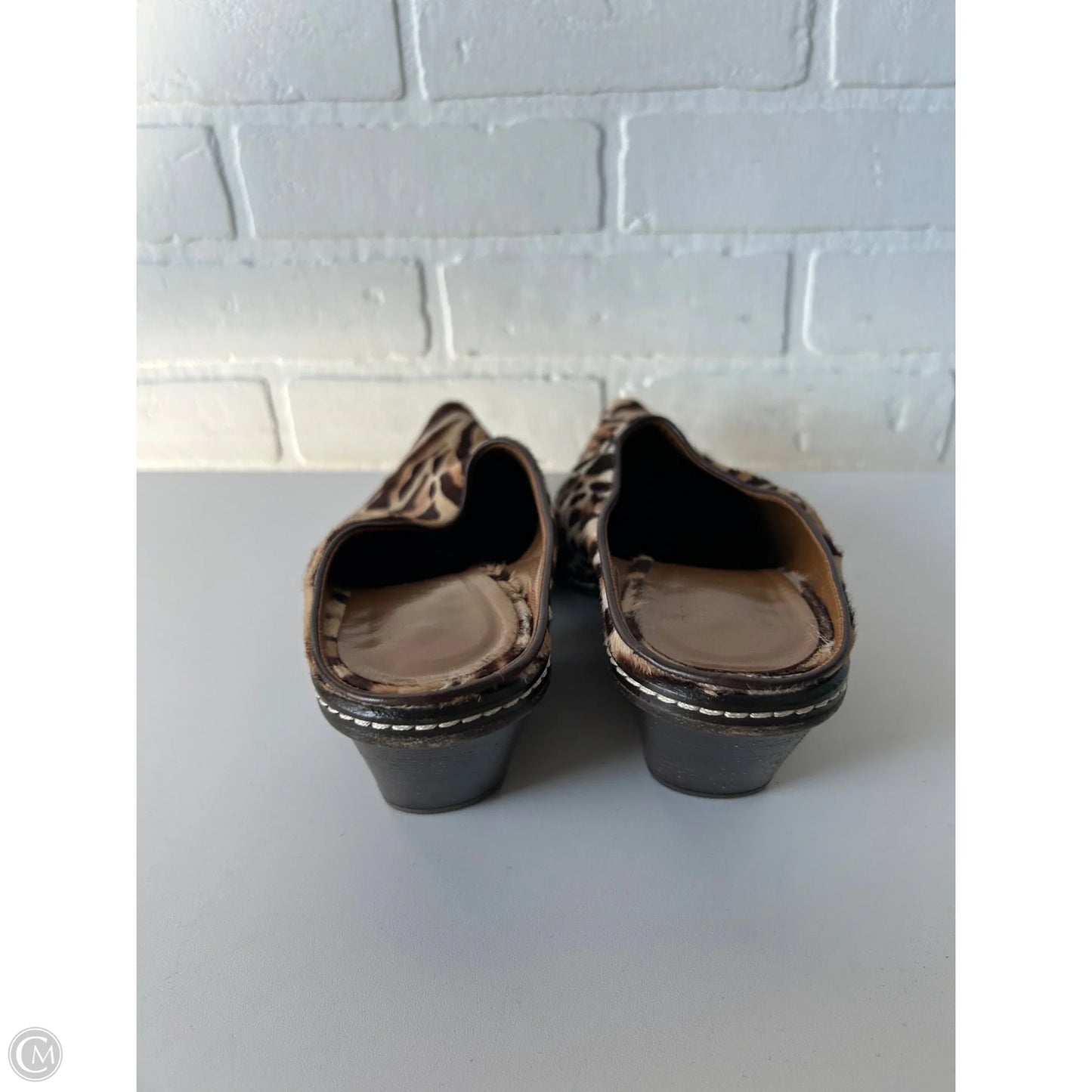 Shoes Heels Block By Donald Pliner In Animal Print, Size: 9