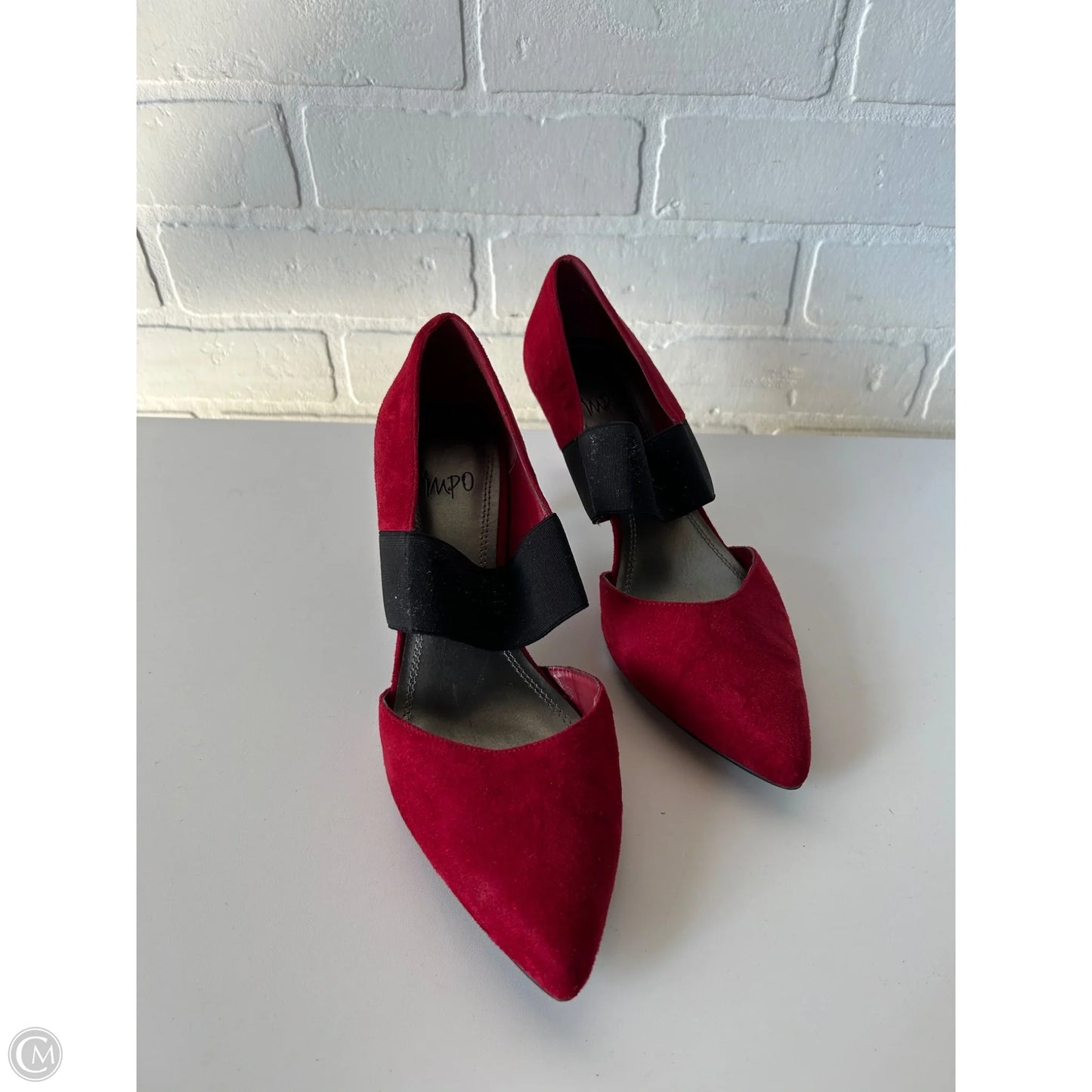 Shoes Heels Kitten By Impo In Red, Size: 9.5