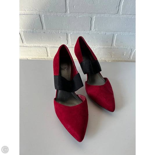 Shoes Heels Kitten By Impo In Red, Size: 9.5