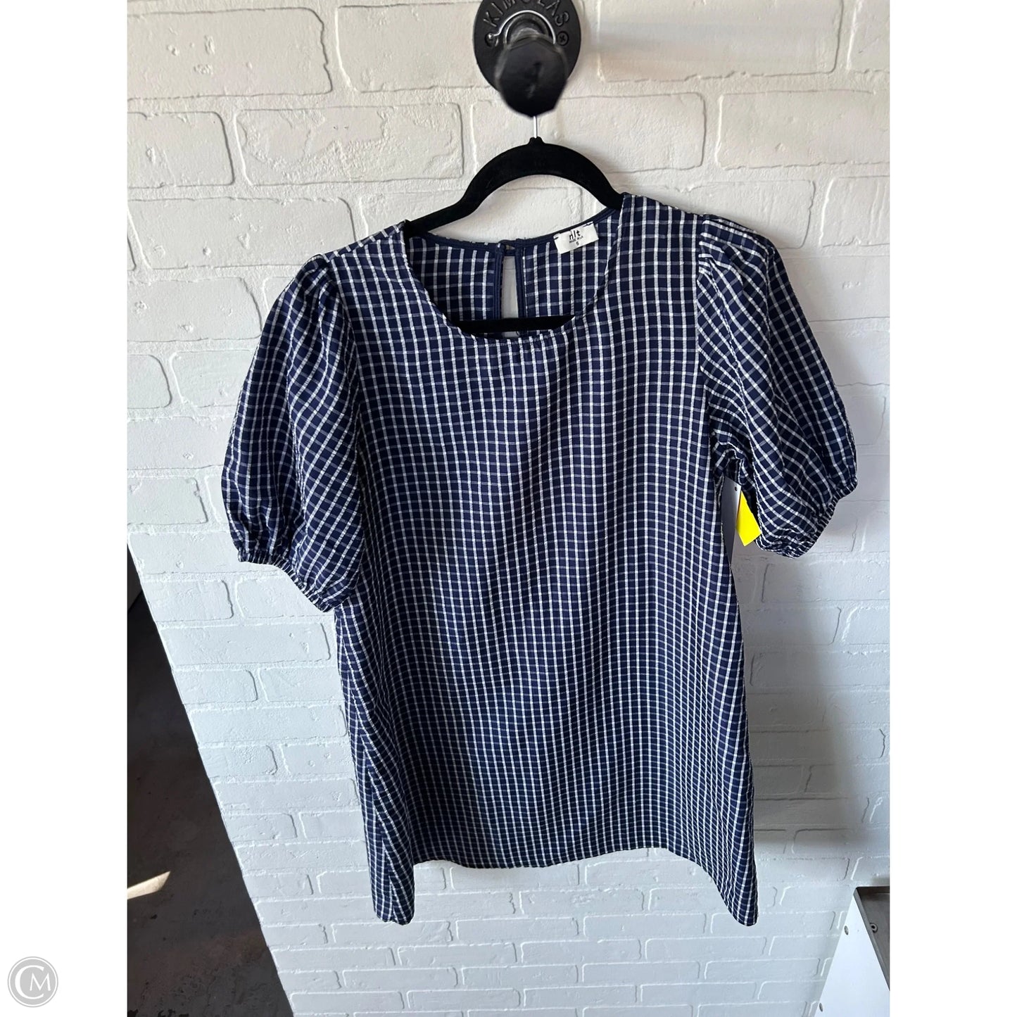 Dress Casual Short By Cmc In Blue & White, Size: S