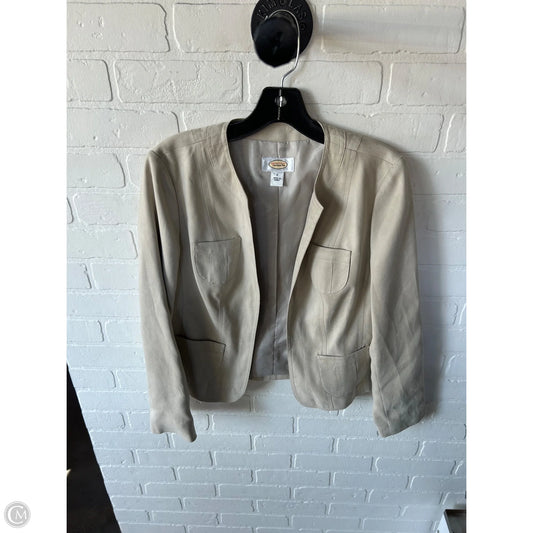 Blazer By Talbots In Tan, Size: Xs