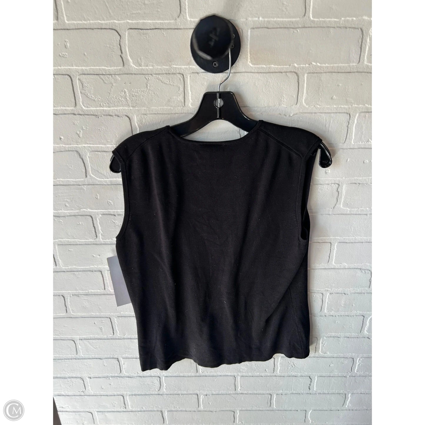 Vest Sweater By Talbots In Black, Size: M