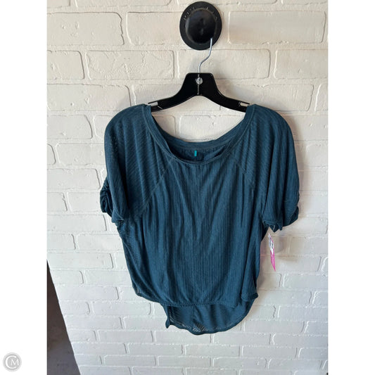 Athletic Top Short Sleeve By Prana In Teal, Size: L