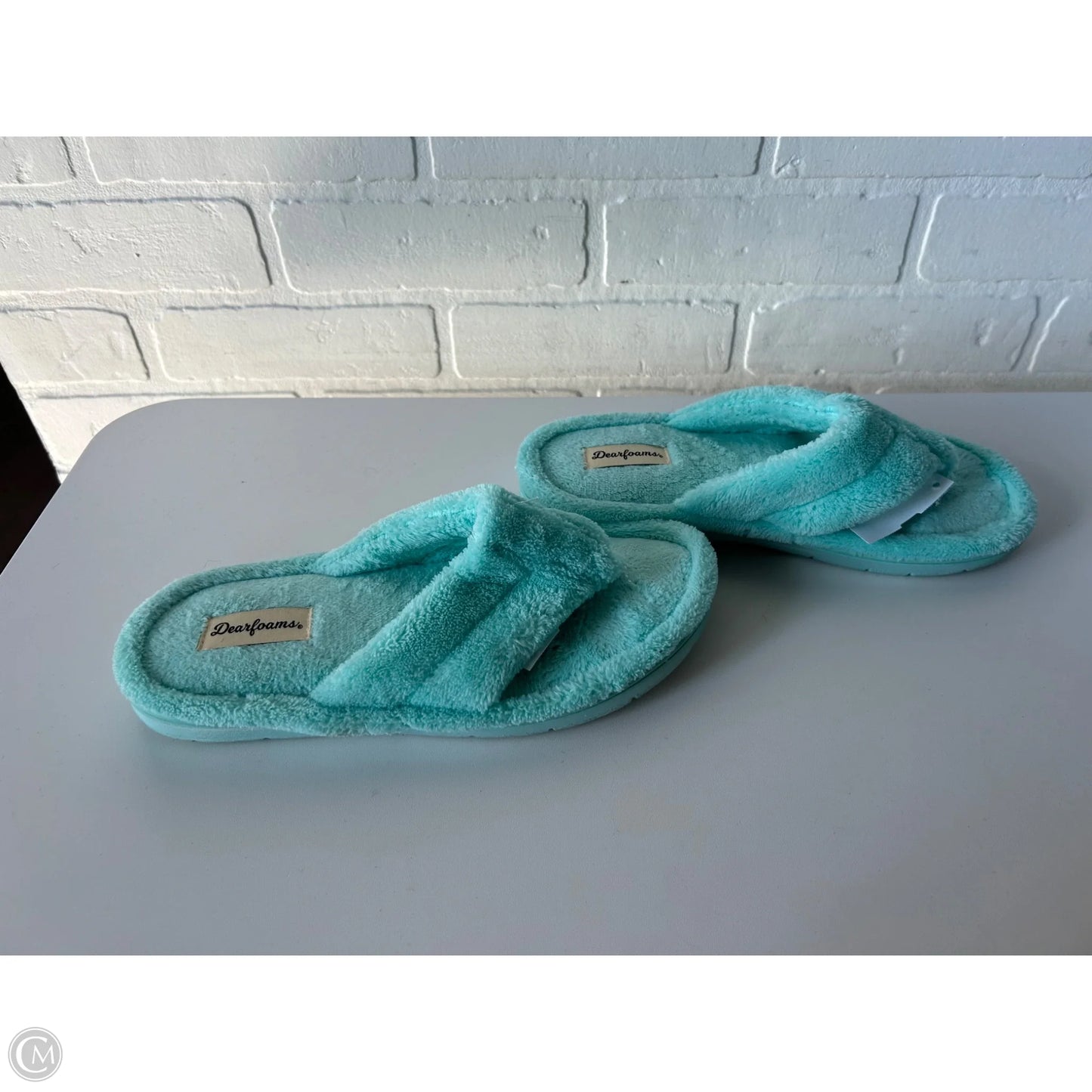 Slippers By Clothes Mentor In Blue, Size: 7