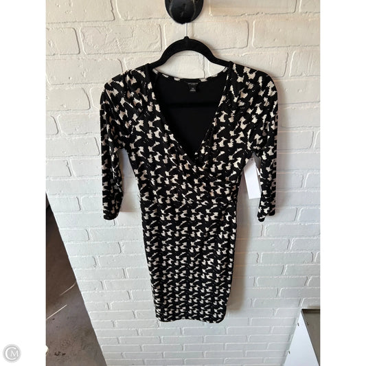 Dress Work By Ann Taylor In Black & Cream, Size: Xs