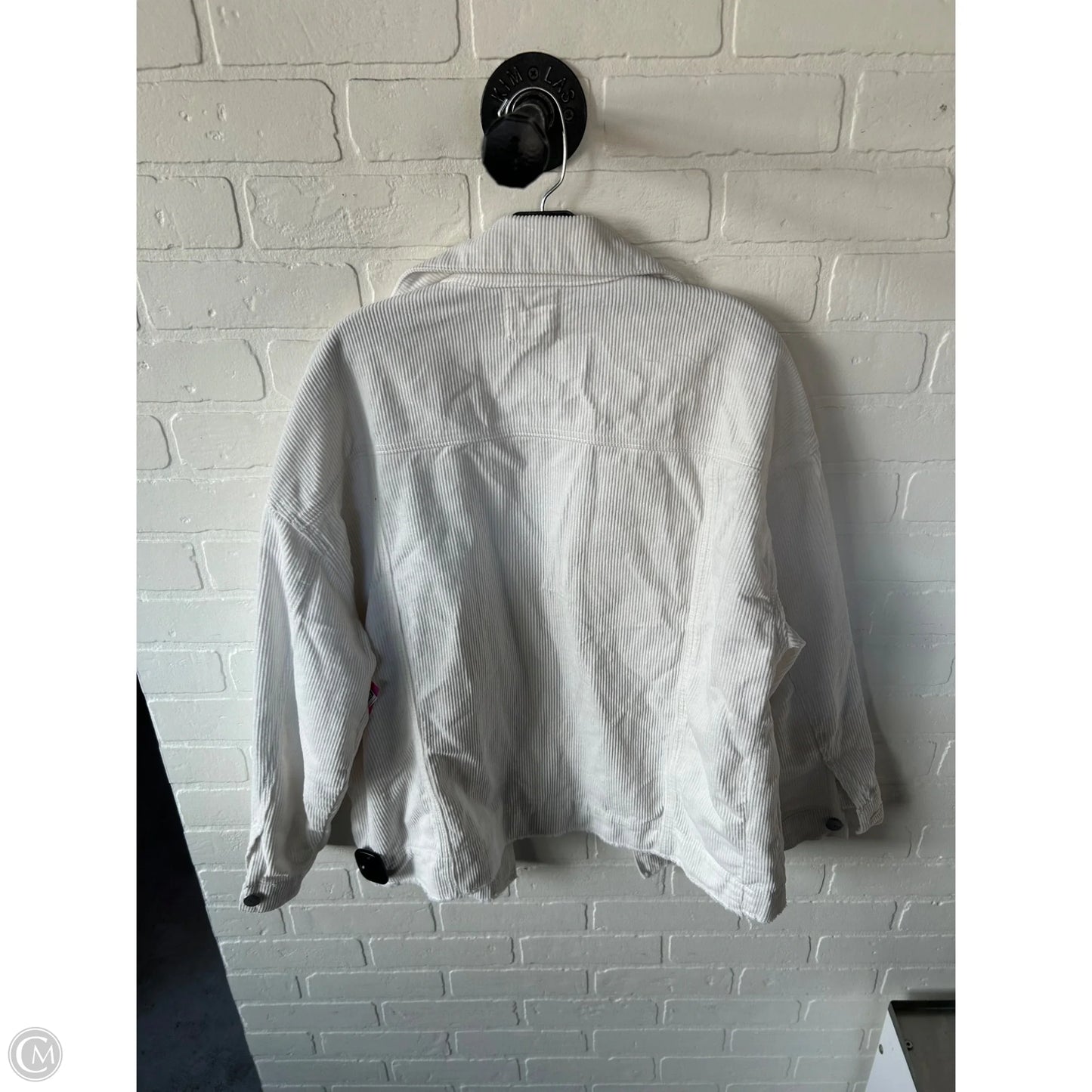 Jacket Denim By T.la In Cream, Size: L