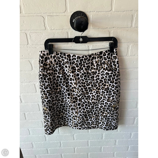 Athletic Skort By Chicos In Animal Print, Size: 6