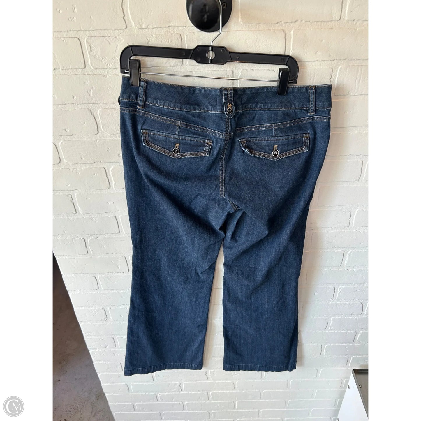 Jeans Straight By White House Black Market In Blue Denim, Size: 10p