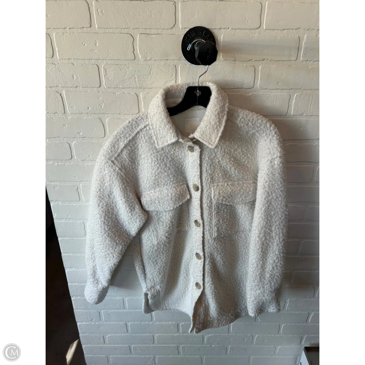 Jacket Other By H&m In Cream, Size: Xs