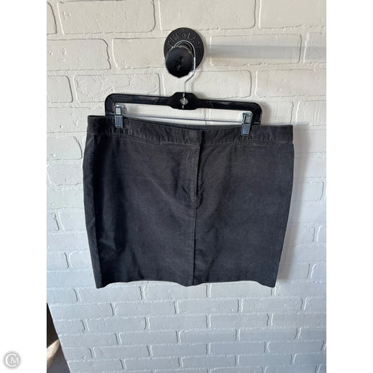 Skirt Mini & Short By J. Jill In Grey, Size: 16