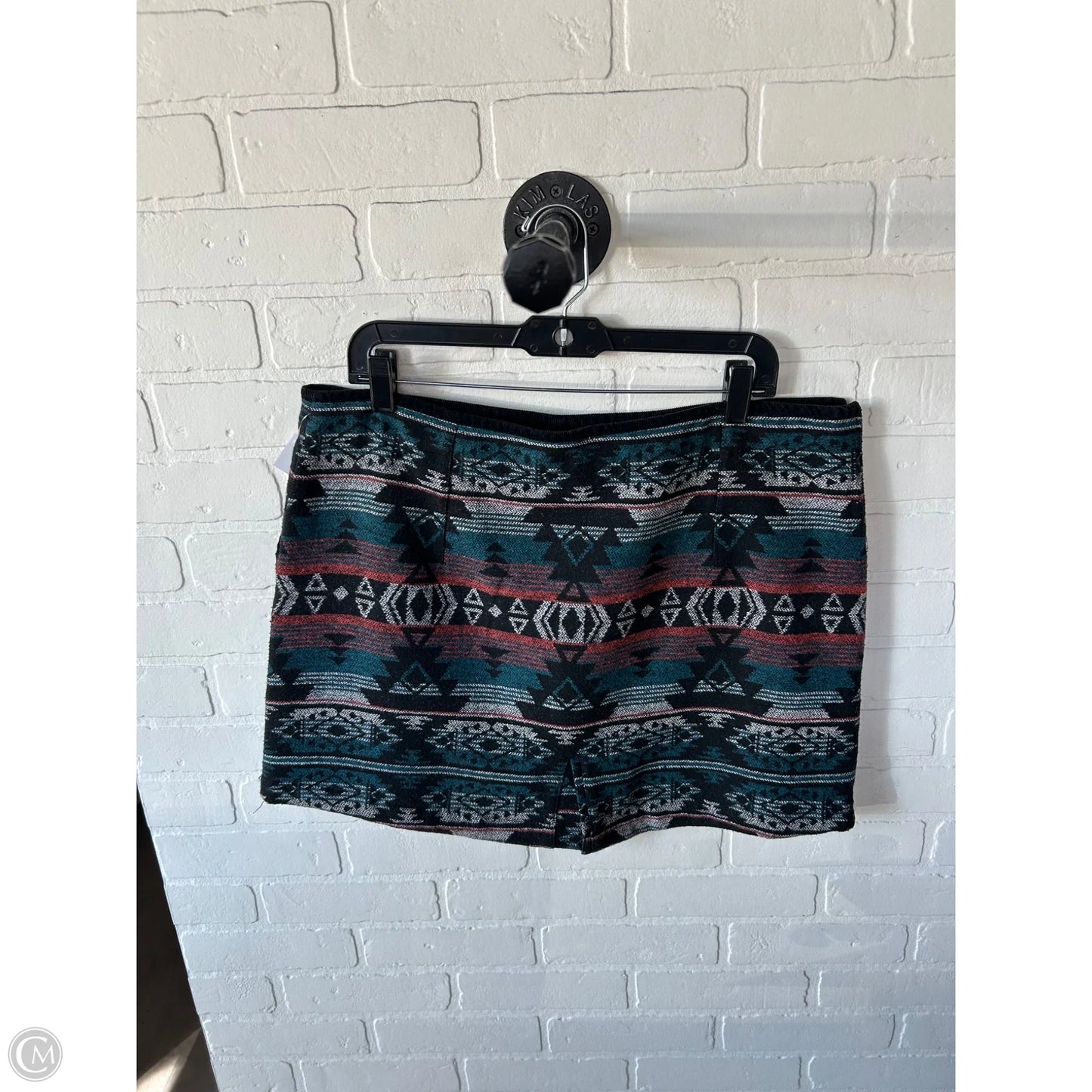 Skirt Mini & Short By Cma In Black & Green, Size: 16