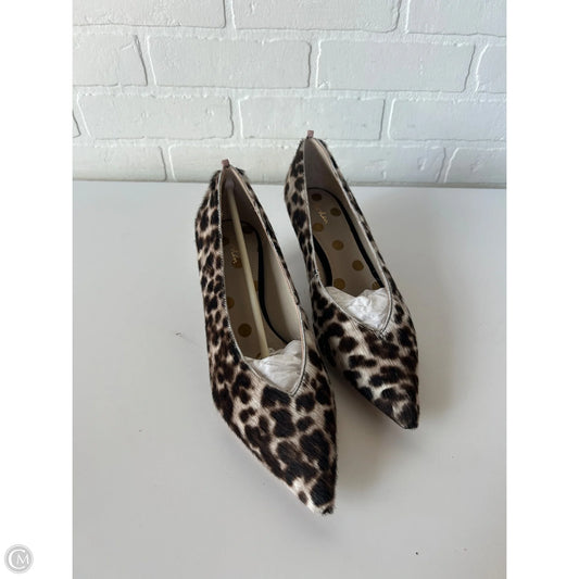 Shoes Heels Kitten By Boden In Animal Print, Size: 10.5