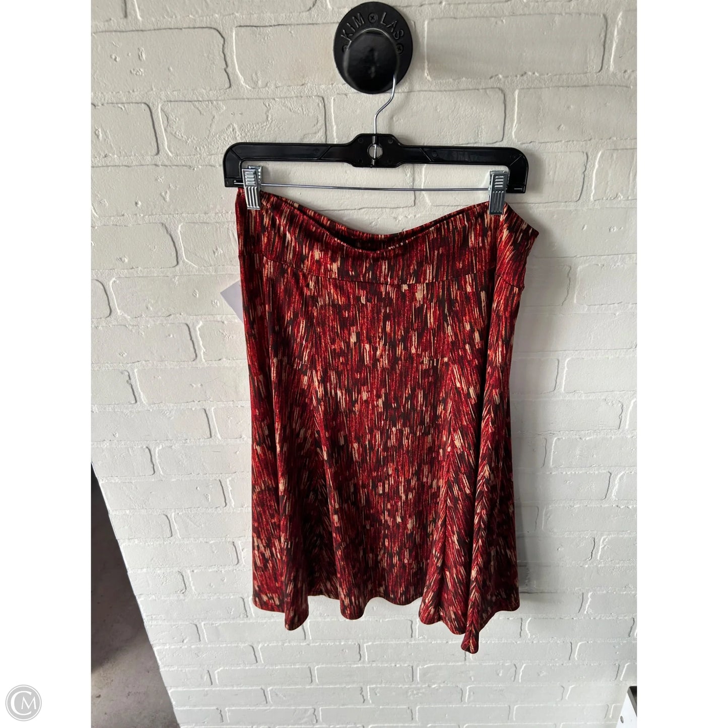 Skirt Mini & Short By Clothes Mentor In Brown & Red, Size: 8