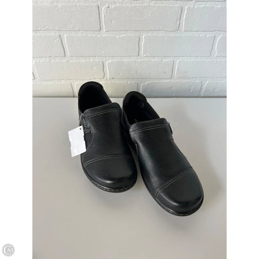 Shoes Flats By Clarks In Black, Size: 10