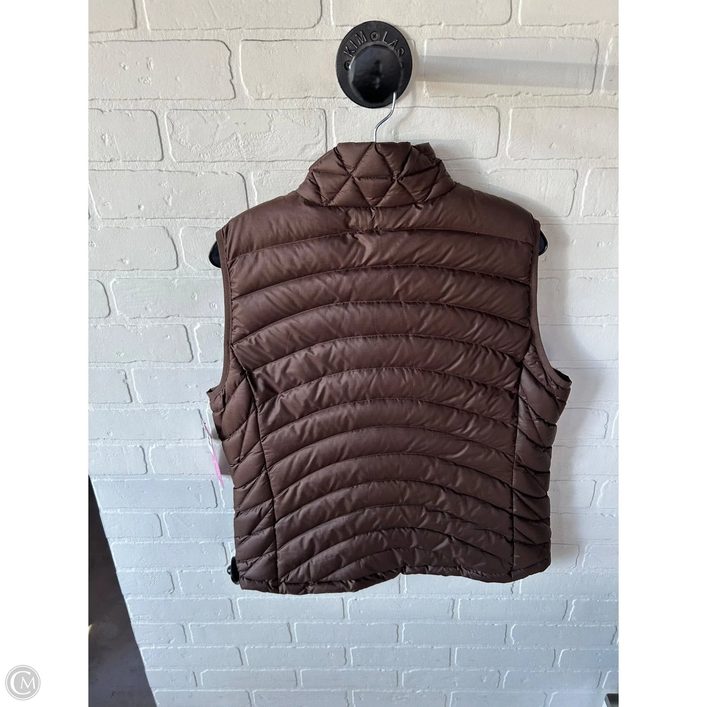Vest Puffer & Quilted By Patagonia In Brown, Size: L