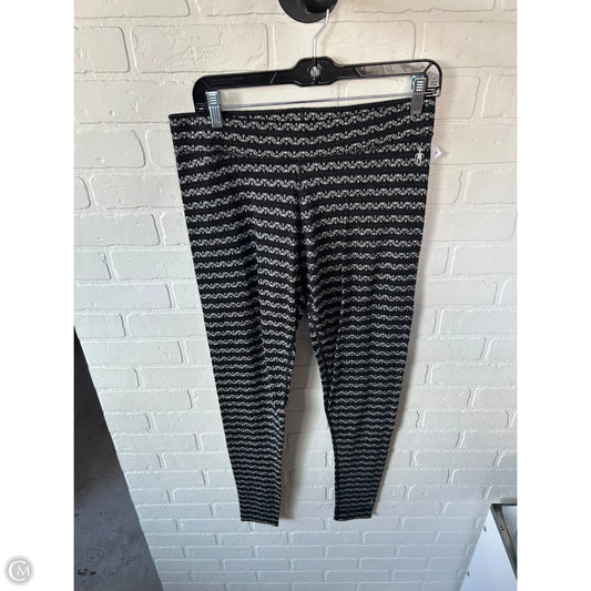 Pants Leggings By Smartwool In Black & White, Size: 16