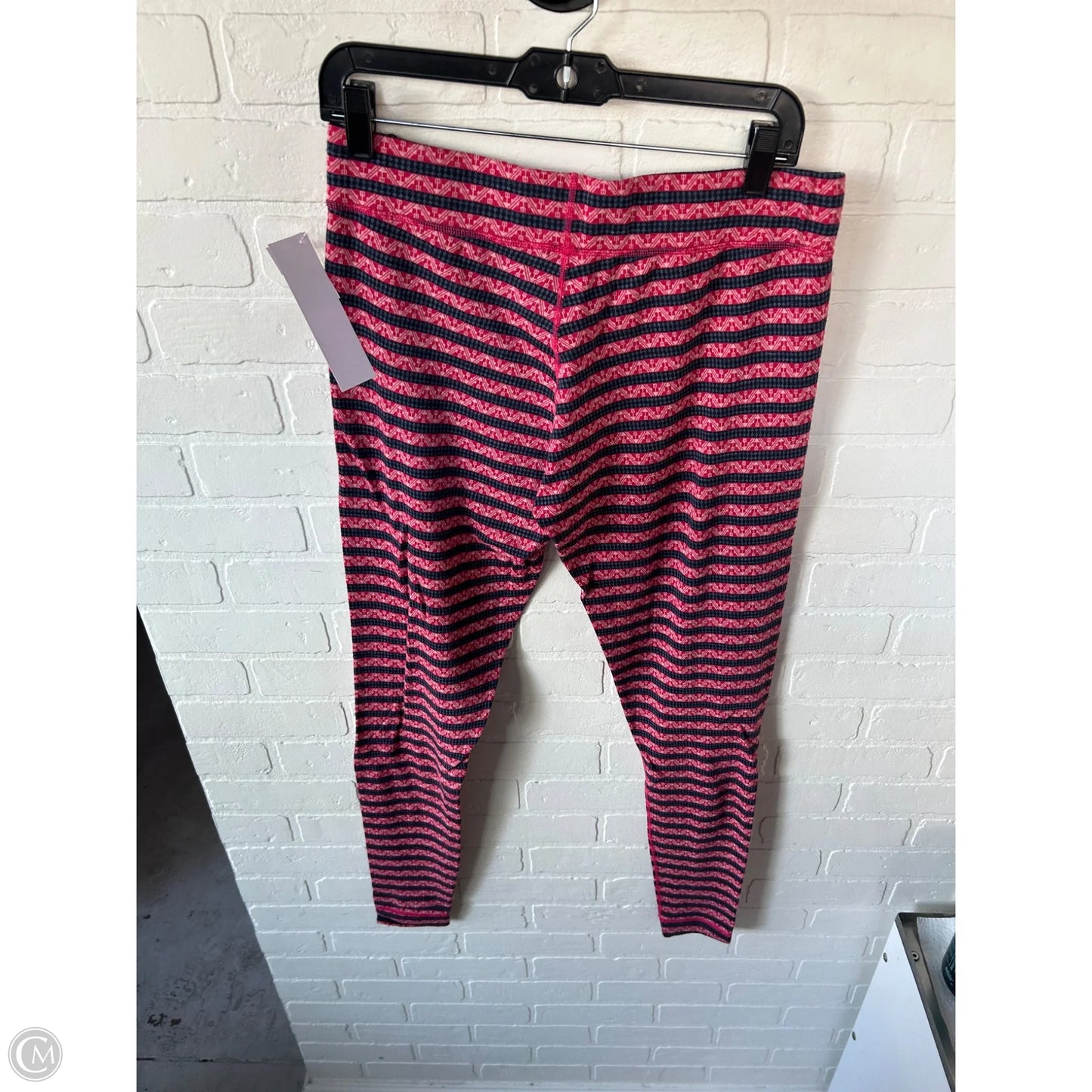 Pants Leggings By Smartwool In Blue & Red, Size: 16