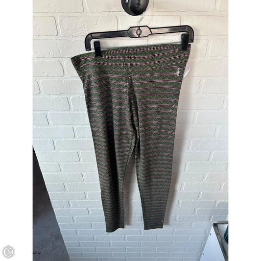 Pants Leggings By Smartwool In Green & Purple, Size: 16