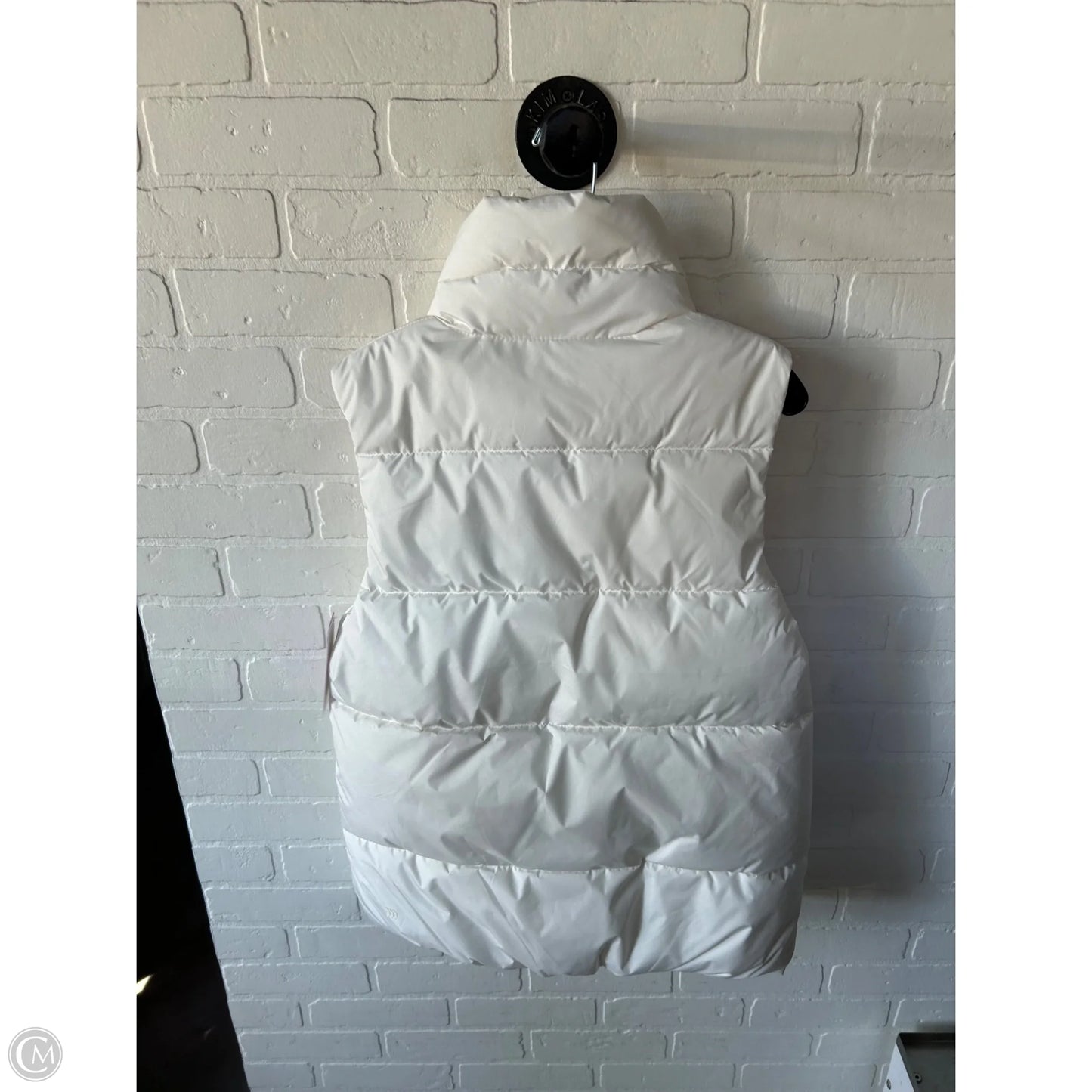 Vest Puffer & Quilted By All In Motion In Ivory, Size: S