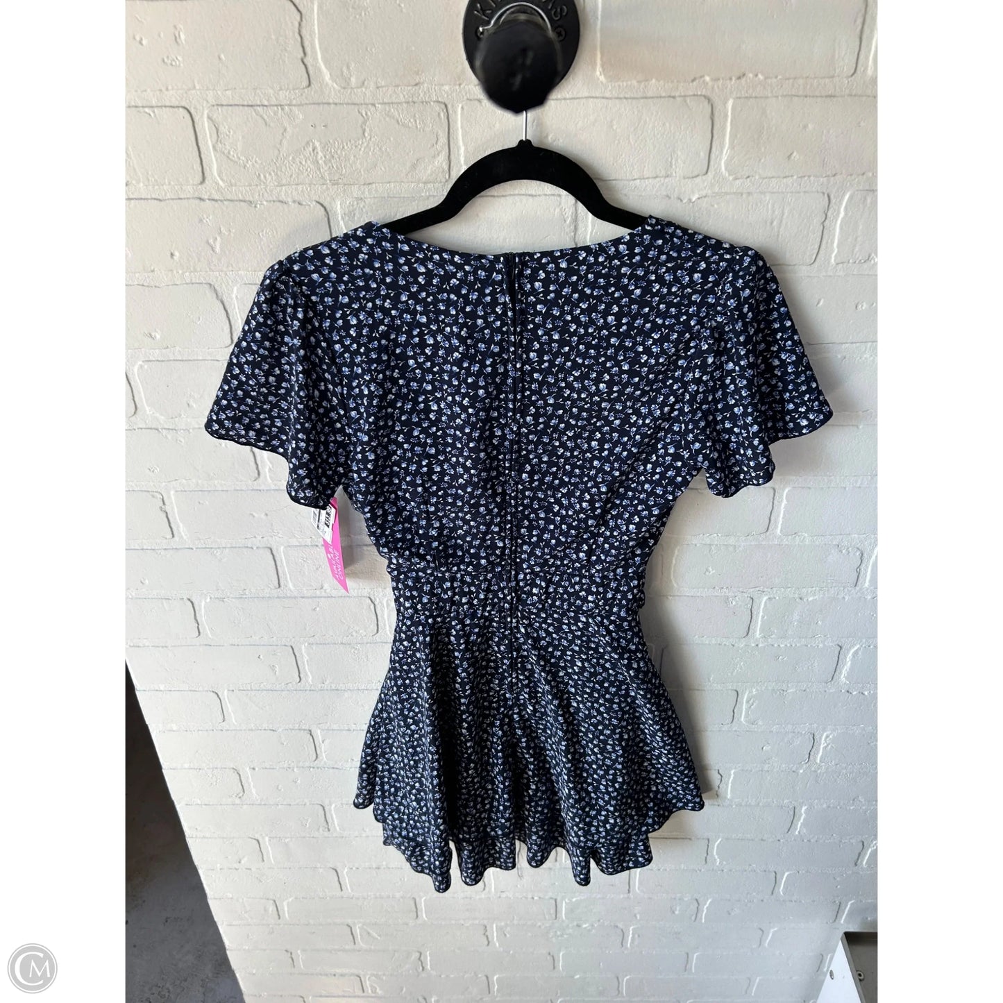 Dress Casual Short By Cmc In Blue & White, Size: Xs