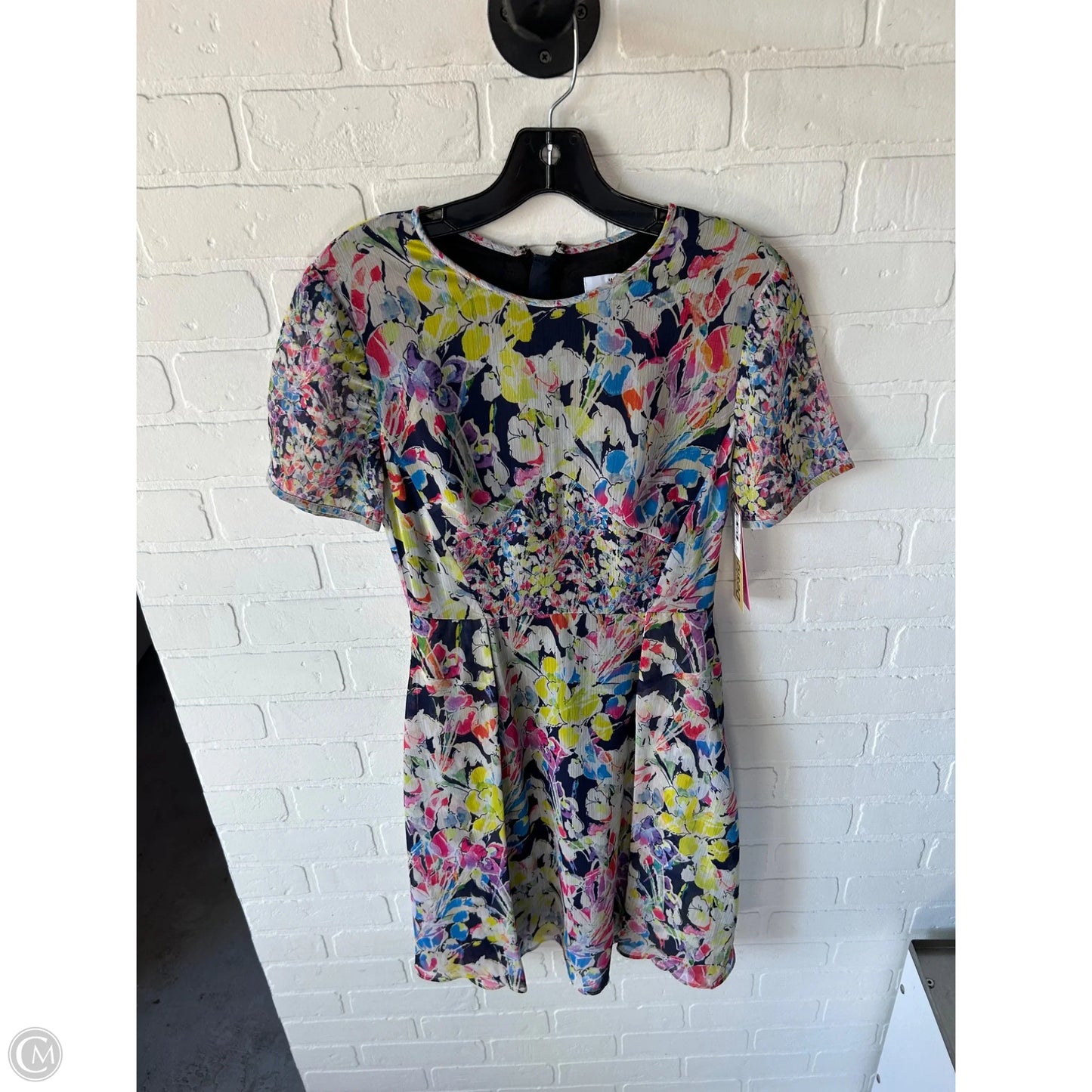 Dress Designer By Jason Wu In Blue & Yellow, Size: Xs