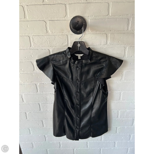 Top Short Sleeve By Joie In Black, Size: Xxs