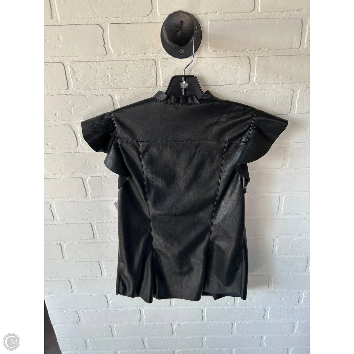 Top Short Sleeve By Joie In Black, Size: Xxs