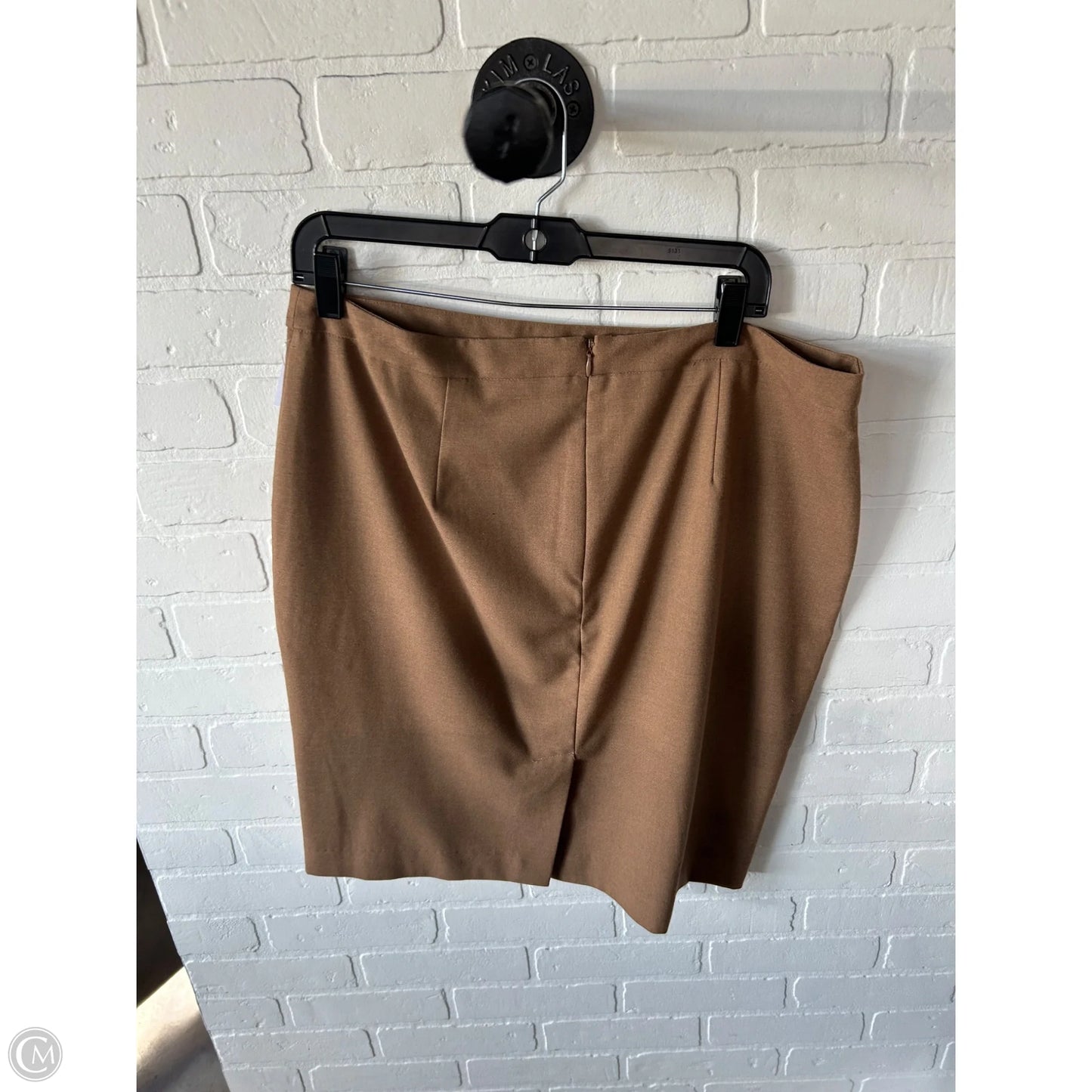 Skirt Midi By Banana Republic In Brown, Size: 14