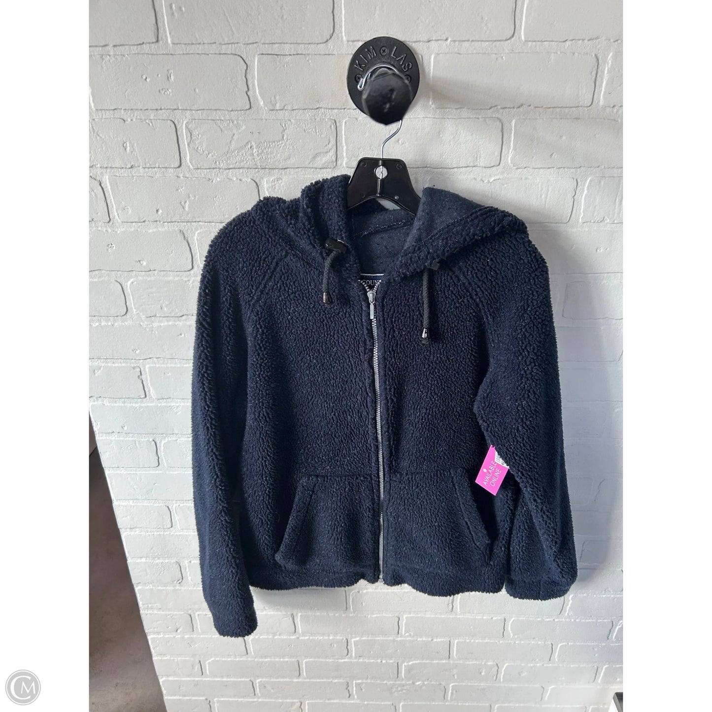 Jacket Fleece By Free Country In Navy, Size: S