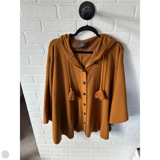 Poncho Designer By Patricia Nash In Gold, Size: Osfm